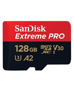 SanDisk 128GB microSDXC Extreme PRO 200MB/s A2 C10 V30 UHS-I U3
