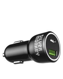 Silver Monkey Autoladegerät 1xUSB C, 1xUSB 45W