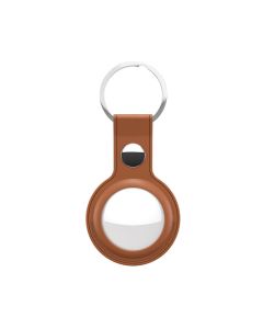 KeyBudz AirTag Keyring Lederetui für AirTag