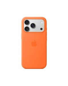 Apple Silikon Smartphone-H&uuml;lle z MagSafe f&uuml;r iPhone 17 Pro Orange