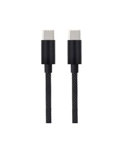 Silver Monkey USB-C-auf-USB-C-Flow-Kabel 60 W 3 m Schwarz