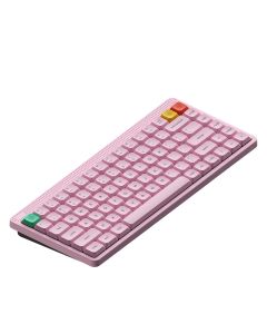 NuPhy Node 75 Low / Light Pink / Red nano
