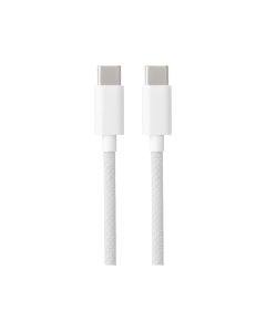 Silver Monkey USB-C-zu-USB-C-Flow-Kabel, 60 W, 3 m, Wei&szlig;