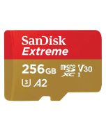 SanDisk 256GB microSDXC Extreme 190MB/s A2 C10 V30 UHS-I U3