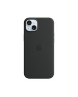Apple iPhone 15 Plus Silikon Case mit MagSafe schwarz