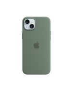 Apple iPhone 15 Plus Silikon Case mit MagSafe zypresse