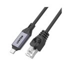 Unitek USB-C – RJ-45 Netzwerkkabel 3 m (mit Thunderbolt 3/4)