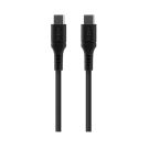 FIXED Flüssigsilikon-USB-C/USB-C-Kabel 2 m 60 W schwarz