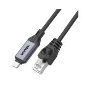 Unitek USB-C – RJ-45 Netzwerkkabel 3 m (mit Thunderbolt 3/4)