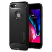Spigen Robuste Rüstung für iPhone SE schwarz