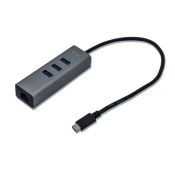 i-tec Hub USB-C - 3x USB 3.0, RJ-45 Gigabit Ethernet