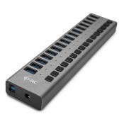 i-tec USB 3.0-Ladehub 90 W, 16 x USB 3.0 mit Port-Schalter