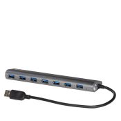 i-tec USB 3.0 Metall-Ladehub 7x USB 3.0 28cm mit Netzteil 1,2m