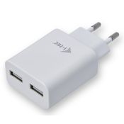 i-tec USB Power Charger 2x 2,4A Netzladegerät - Weiß