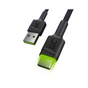 Green Cell USB - USB-C-Kabel 1,2 m (QC 3.0, LED)