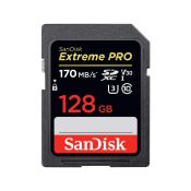 SanDisk 128GB SDXC Extreme Pro Lesegeschwindigkeit: 170MB/s/ 90MB/s