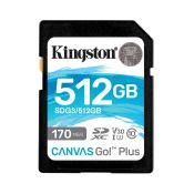 Kingston 512GB Canvas Go! Plus 170MB/90MB (Lesegeschwindigkeit/Schrei