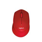 Logitech M330 Silent Plus kabellos Maus Rot