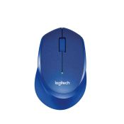 Logitech M330 Silent Plus kabellos Maus blau