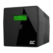 Green Cell USV (1000VA/700W, 2x IEC, 2x Schuko, AVR, LCD)