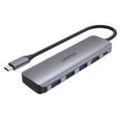 Unitek USB-C-HUB – 3x USB 3.1, HDMI, PD 100 W
