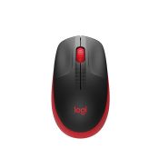 Logitech M190 Maus Kabellos rot