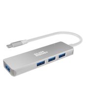 Silver Monkey USB-C 4x USB 3.0 (Silver)