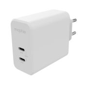 Mophie Gan Charger Duales Netzladegerät 2xUSB-C 67W (weiß)