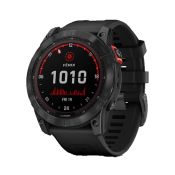 Garmin Fenix 7X Solar Wi-Fi 51mm Metallgehäuse Schiefergrau Silikon