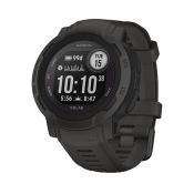 Garmin Instinct 2 Solar GPS 45mm Kunststoffgehäuse Graphit Silikona