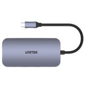 Unitek N9+ USB-C HDMI-Hub, PD 100 W, Kartenleser