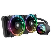 DarkFlash TR240 Black RGB 2x120mm