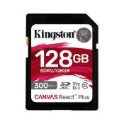 Kingston 128GB SDXC Canvas React Plus 300MB/s U3 V90
