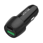 Unitek Autoladegerät 38W USB-C 20 W, USB-A 18 W