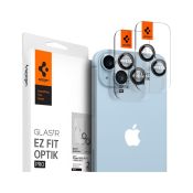 Spigen Optik.TR EZ-FIT 2er-Pack für iPhone 15 / 15 Plus schwarz