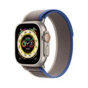 Apple Watch Ultra LTE 49 mm Titangehäuse Trail Loop blau/Grau S/M
