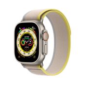Apple Watch Ultra LTE 49 mm Titangehäuse Trail Loop gelb/Beige M/L