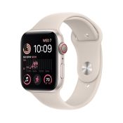 Apple Watch SE LTE 44 mm Aluminiumgehäuse polarstern Sportarmband