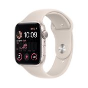 Apple Watch SE GPS 44 mm Aluminiumgehäuse polarstern Sportarmband