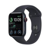 Apple Watch SE LTE 44 mm Aluminiumgehäuse mitternacht Sportarmband