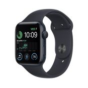 Apple Watch SE GPS 44 mm Aluminiumgehäuse mitternacht Sportarmband