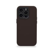 Decoded Lederrückseite für iPhone 14 Pro Max braun