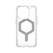 UAG Plyo Magsafe für iPhone 15 Pro Eis/Silber