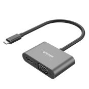 Unitek USB-C - HDMI, VGA-Adapter
