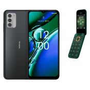 Nokia G42 6/128 szary 5G + Nokia 2660 4G Flip zielony