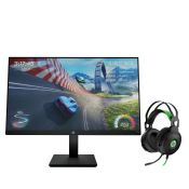 HP X27q Gaming + Słuchawki Pavilion Gaming 600