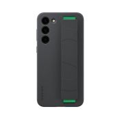 Samsung Silikon Grip Case für Galaxy S23+ schwarz