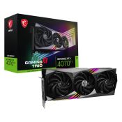 MSI GeForce RTX 4070 Ti Grafikkarte GAMING X TRIO 12GB GDDR6X