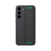 Samsung Silikon Grip Case für Galaxy S23 schwarz