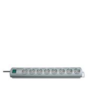 Brennenstuhl STECKVERBINDERLEISTUNG „PRIMERA-LINE“ 8GN 2M SILBER